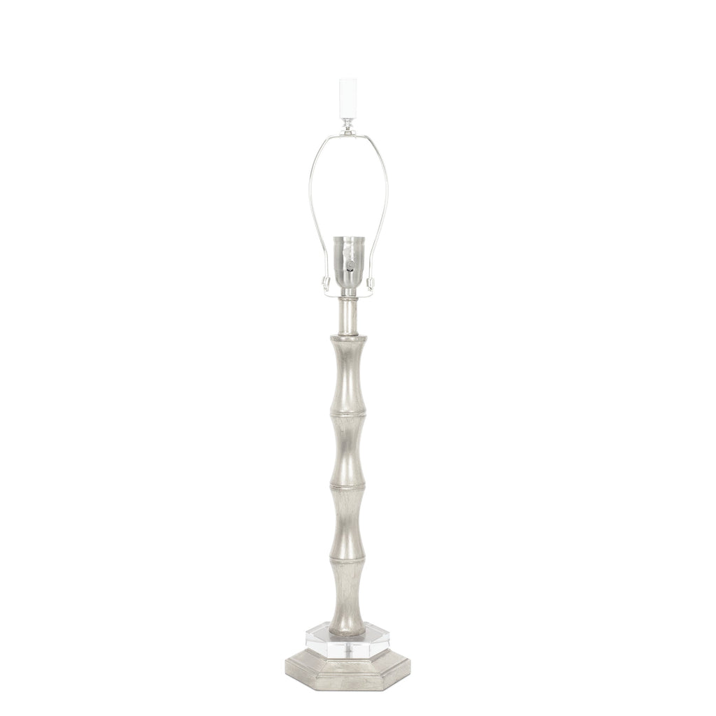 31' Moso Tischlampe - Silber