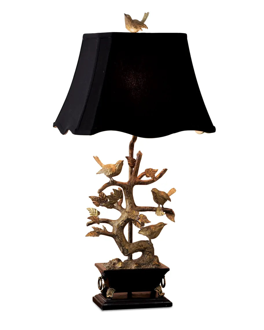 32'H Topfpflanze mit Vogeltischlampe