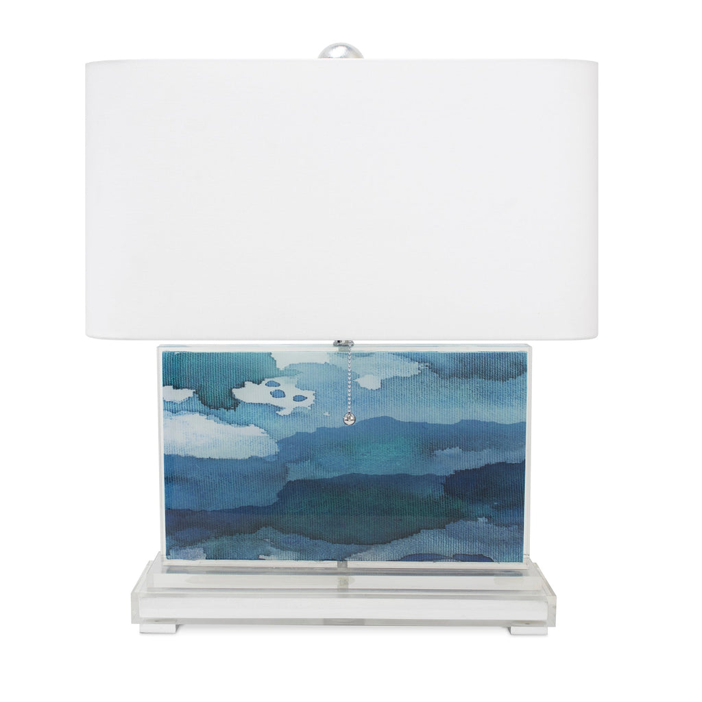 Beth Glover - Blau / Silber horizontal