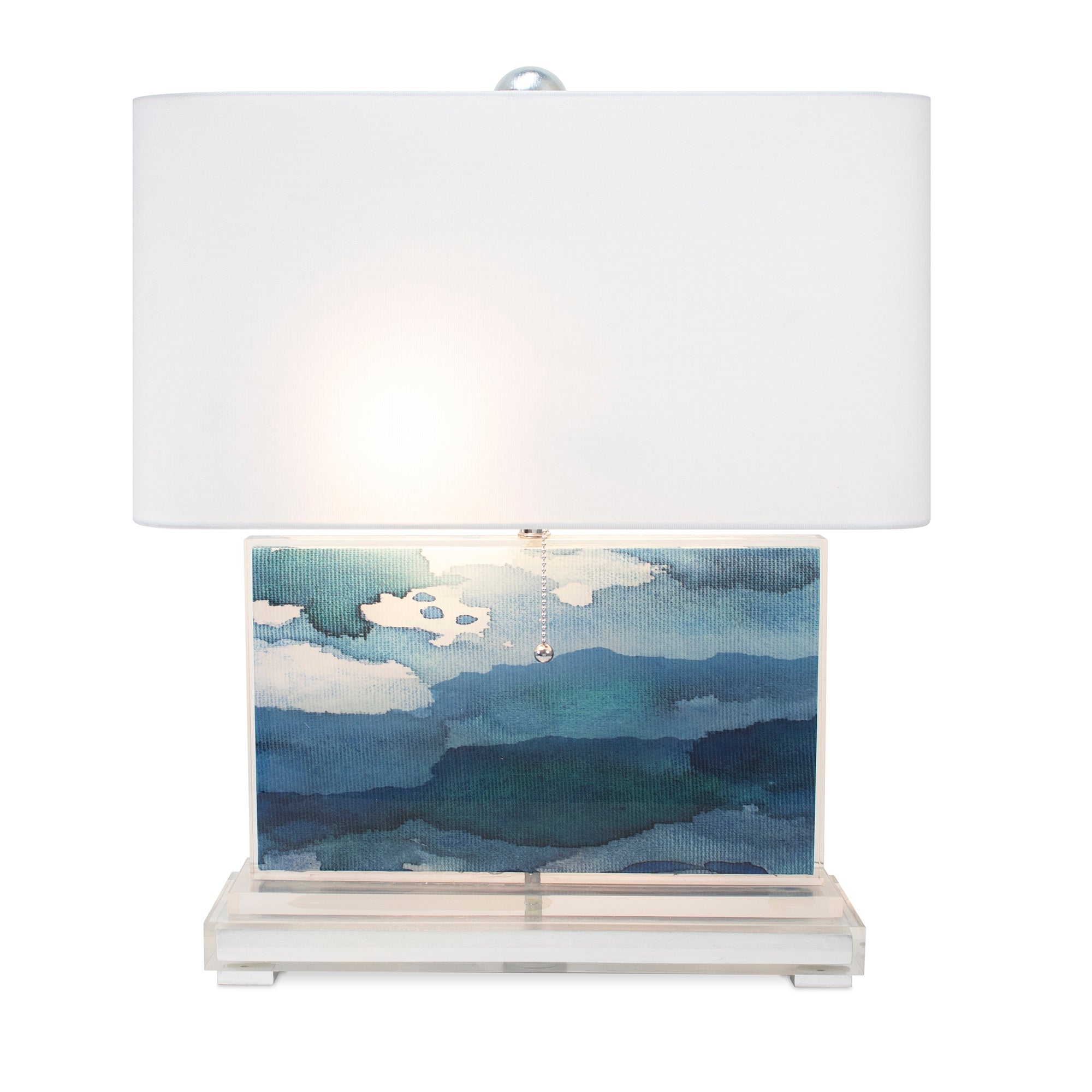 Beth Glover - Blau / Silber horizontal