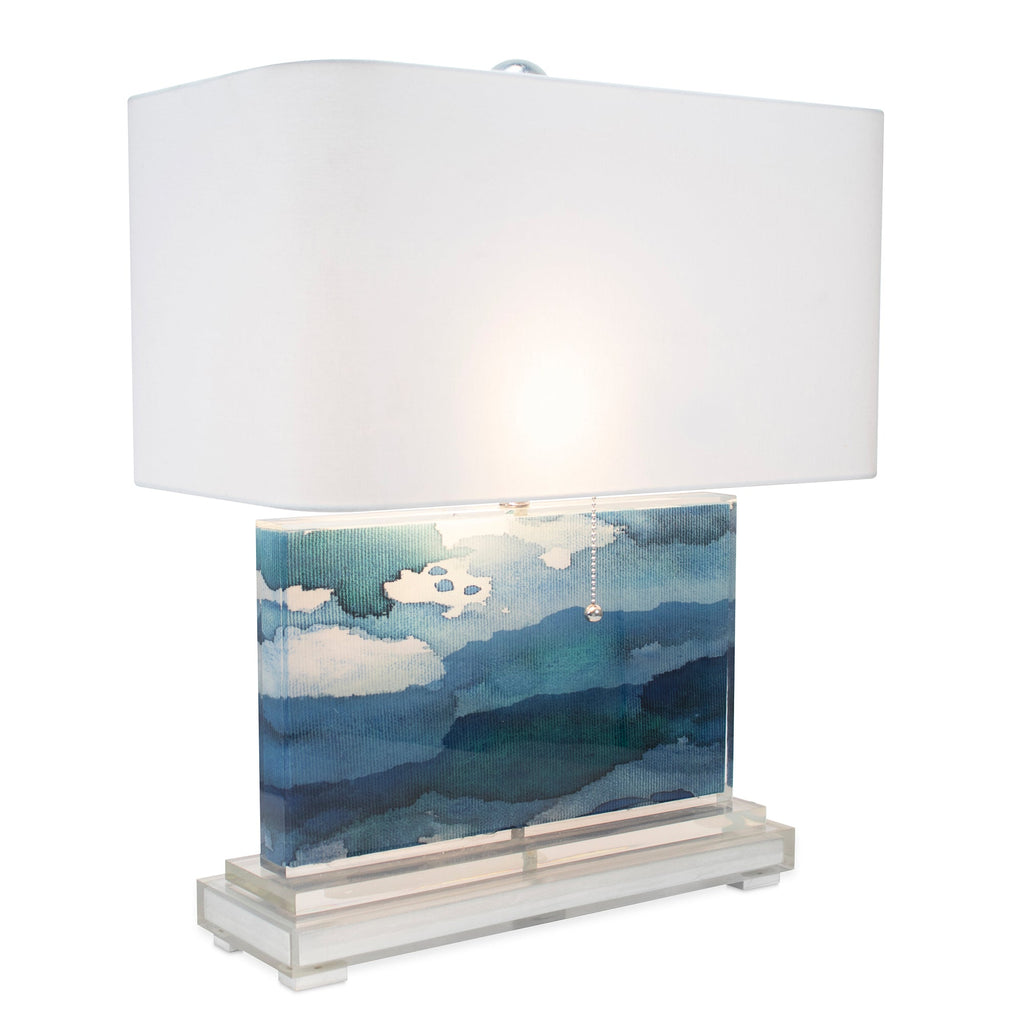 Beth Glover - Blau / Silber horizontal