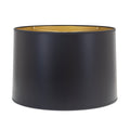 Matte Black Paper Shade mit Gold Lining