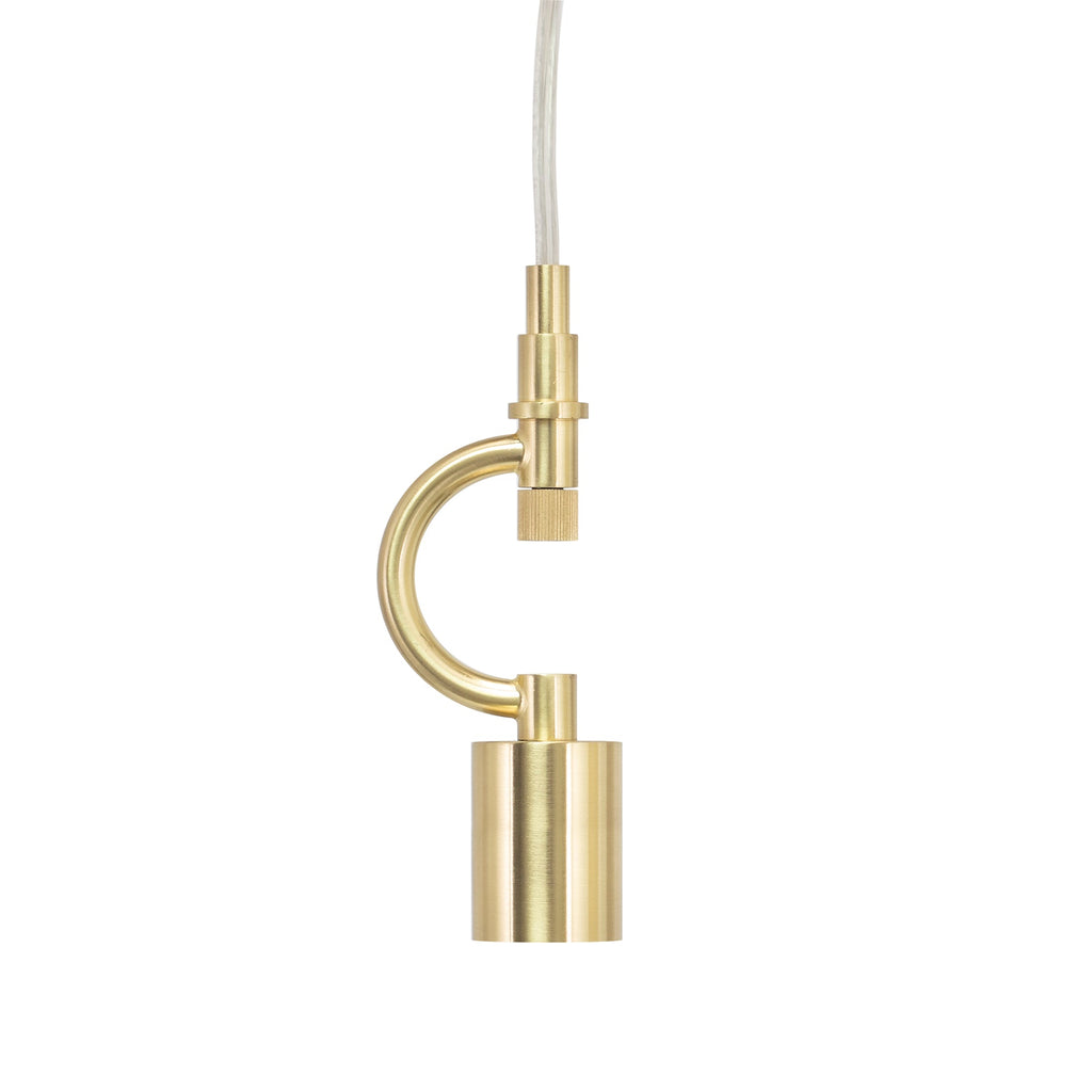 Brushed Messing Pendant Kit mit Canopy