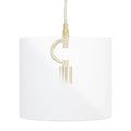 Brushed Messing Pendant Kit mit Canopy