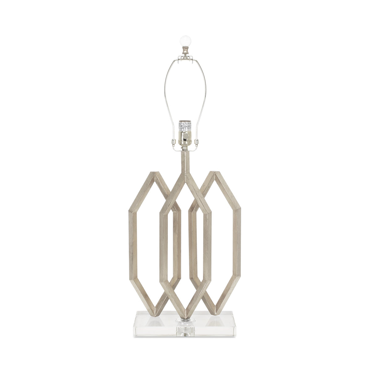 29.5'H Prescott Silber-Base/Harfe/Endlich