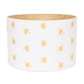 Weiße und Goldbiene Print Shade