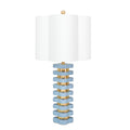 Quatrefoil Lampe Light Blue