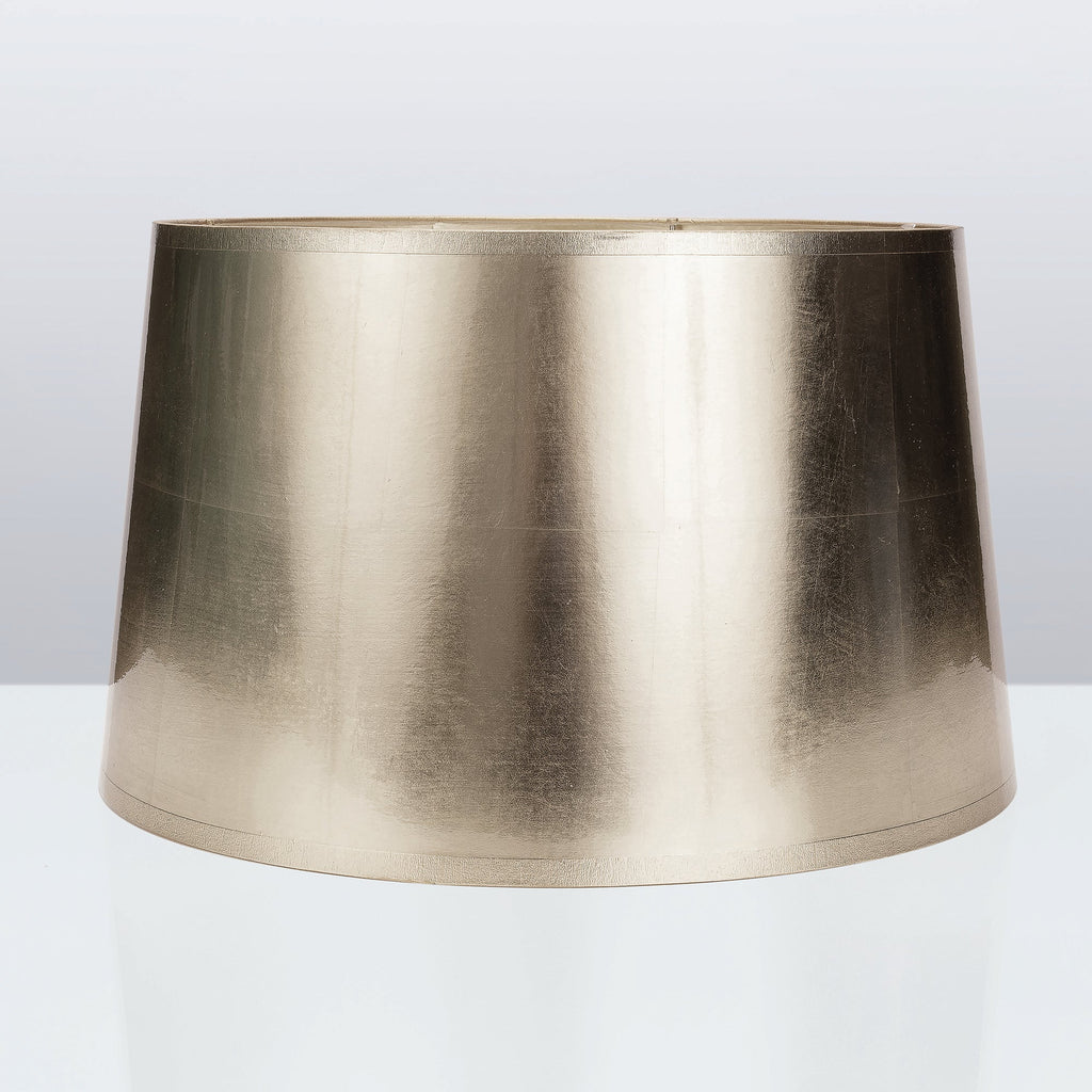 Tapered Silver Foil Lampenschirm 14' x 16' x 10'