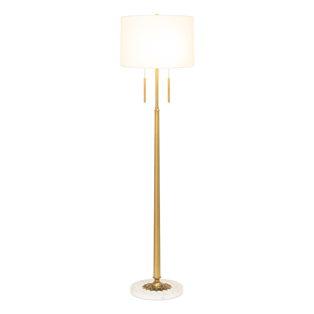 Sternbodenlampe mit Schatten