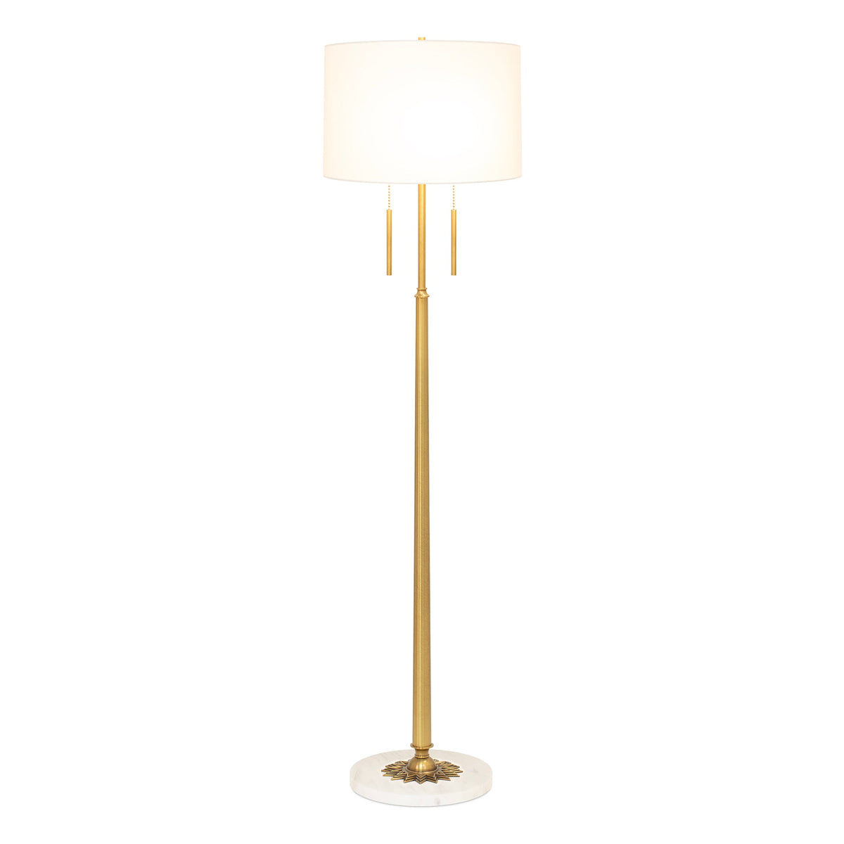 Sternbodenlampe mit Schatten