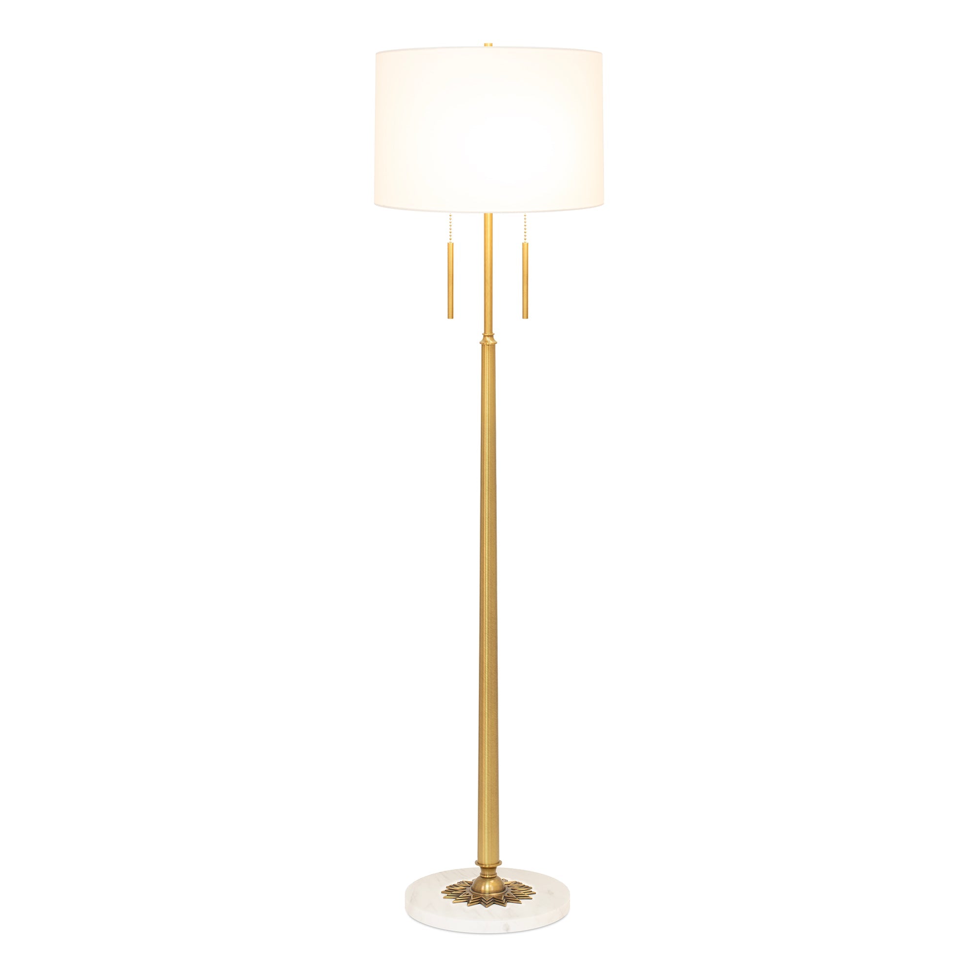 Sternbodenlampe mit Schatten