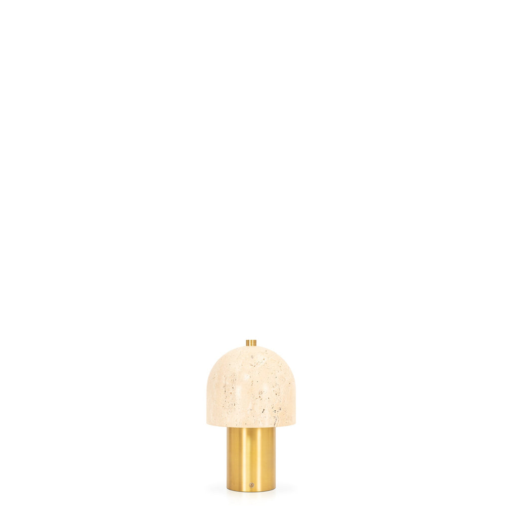 Travertin-Wiederaufladbare Lampe