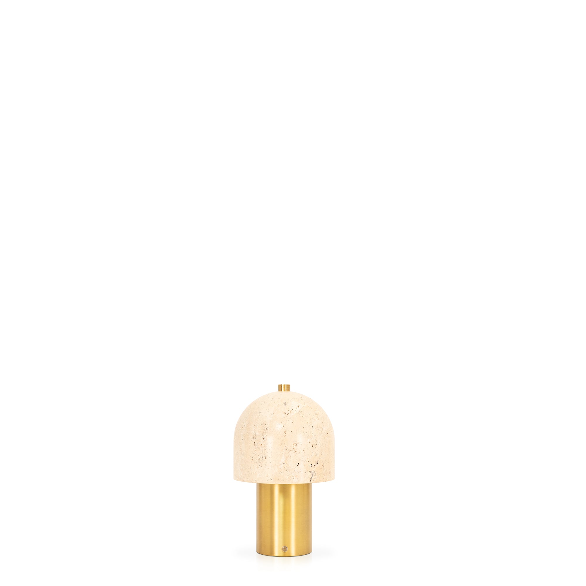 Travertin-Wiederaufladbare Lampe