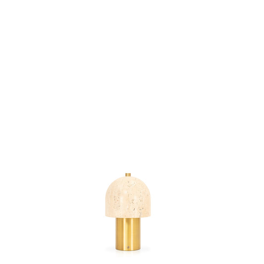 Travertin-Wiederaufladbare Lampe